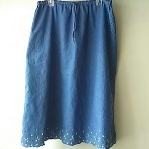 Denim skirt